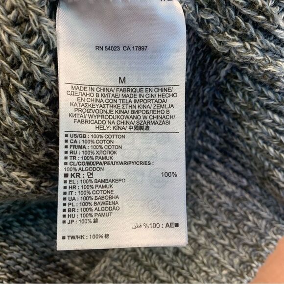 BANANA republic women's green shawl collar knit cardigan sweater Sz M NWOT - Picture 9 of 12